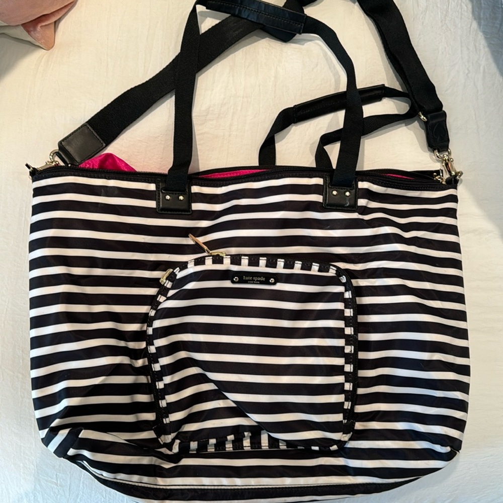 Kate Spade striped tote